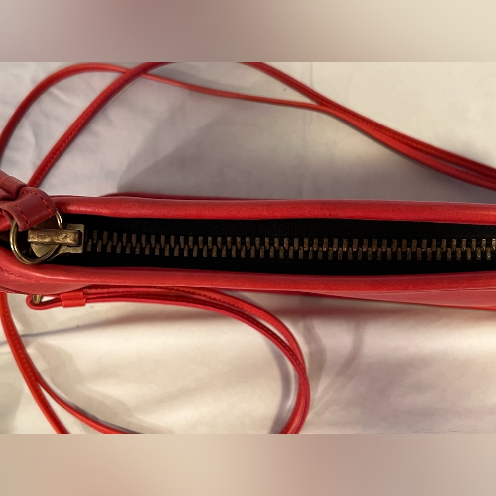 Coach Vintage 4106 Red Leather Women's Bag/Clutch, detachable straps - Picture 8 of 10